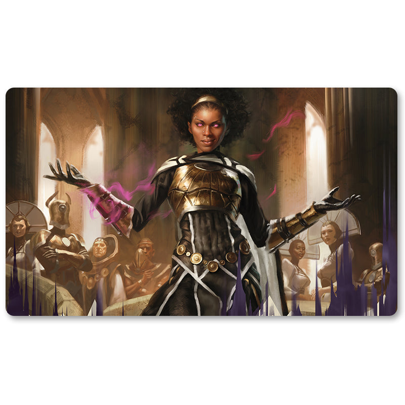 Magic The Gathering Peripheral- Kaya, Orzhov Usurper -MTG Playmat Size 23.6X13.7in Play mats Compatible for TCG RPG CCG Trading Card Game