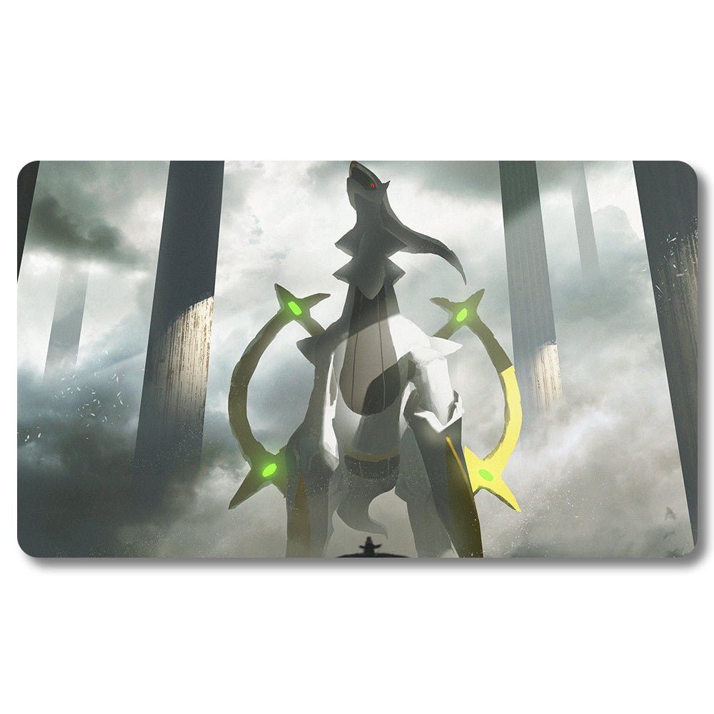 Tabulludo Ekstercentra - 1051827- Pokemon Playmat Grandeco 23.6X13.7in Ludaj matoj Kongrua por TCG MTG RPG CCG Komerckartludo