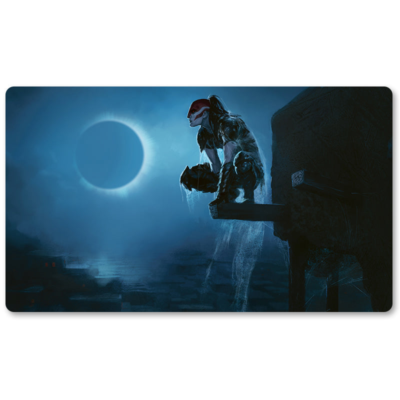 Tabulludo Ekstercentra - Vampire Nighthawk -MTG Playmat Grandeco 23.6X13.7in Ludaj matoj Kongrua por TCG RPG CCG Komerckartludo