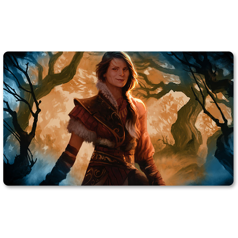 Tabulludo Ekstercentra- ARLINN KORD -MTG Playmat Grandeco 23.6X13.7in Ludaj matoj Kongrua por TCG RPG CCG Komerckartludo