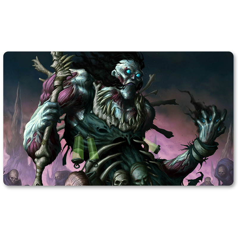 Tabulludo Ekstercentra - Lich-Lord-of-Unx -MTG Playmat Grandeco 23.6X13.7in Ludaj matoj Kongrua por TCG RPG CCG Komerckartludo