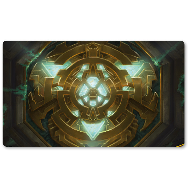 Tabulludo Ekstercentra - La Senmorta Suno -MTG Playmat Grandeco 23.6X13.7in Ludaj matoj Kongruaj por TCG RPG CCG Komerckartludo