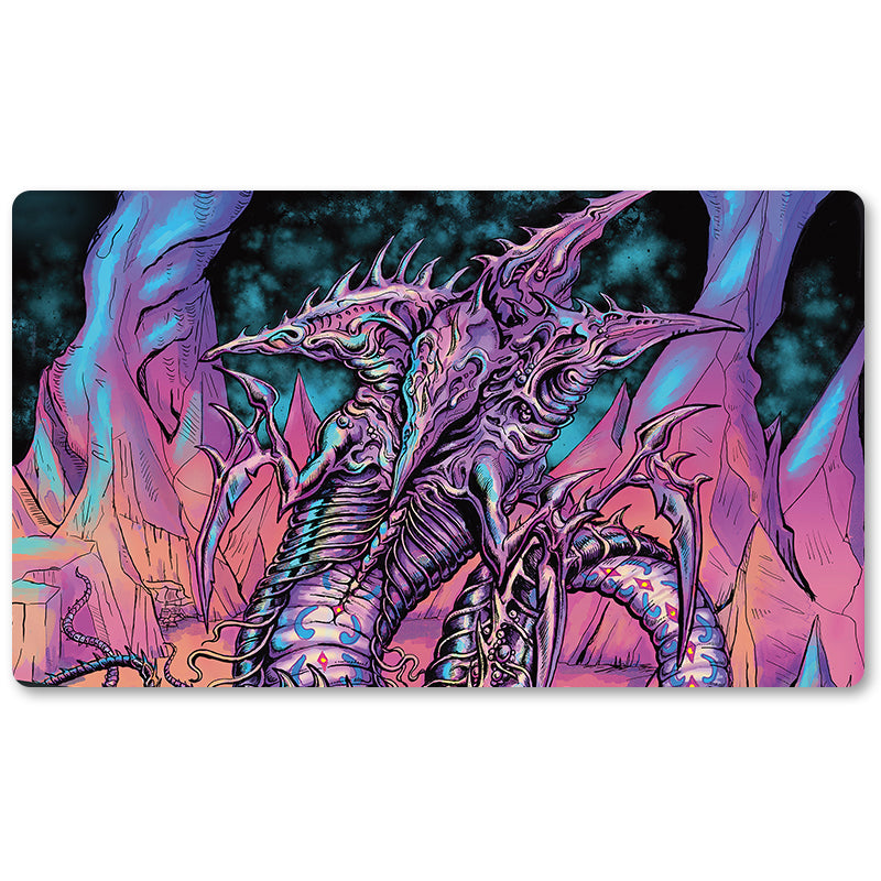 Board Game Peripheral- SLIVEROVERLORD -MTG Playmat Size 23.6X13.7in Play mats Compatible for TCG RPG CCG Trading Card Game