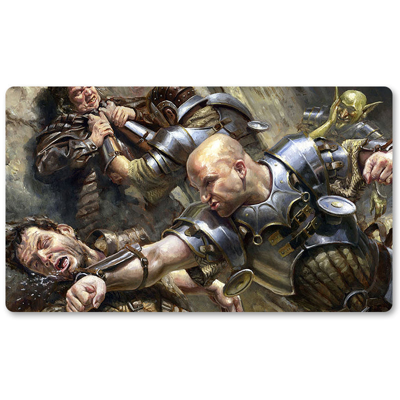 Peripheriegerät für Brettspiele – Knight Watch – MTG-Spielmatte, Größe 59,9 x 34,9 cm. Spielmatten, kompatibel mit TCG, RPG, CCG, Sammelkartenspiel