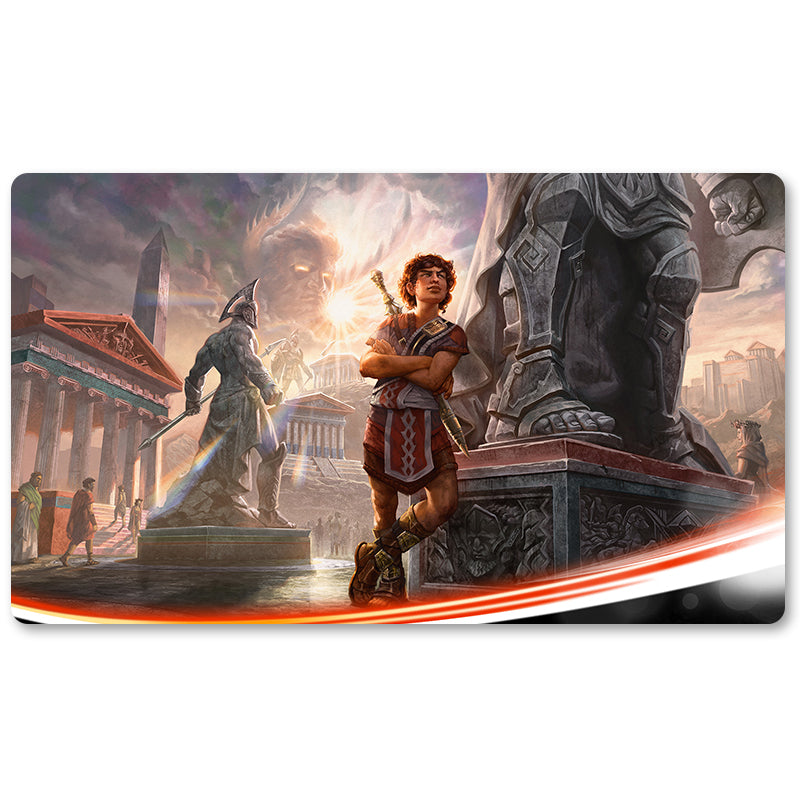 Board Game Peripheral- Kytheon Hero of Akros -MTG Playmat Size 23.6X13.7in Play mats Compatible for TCG RPG CCG Trading Card Game