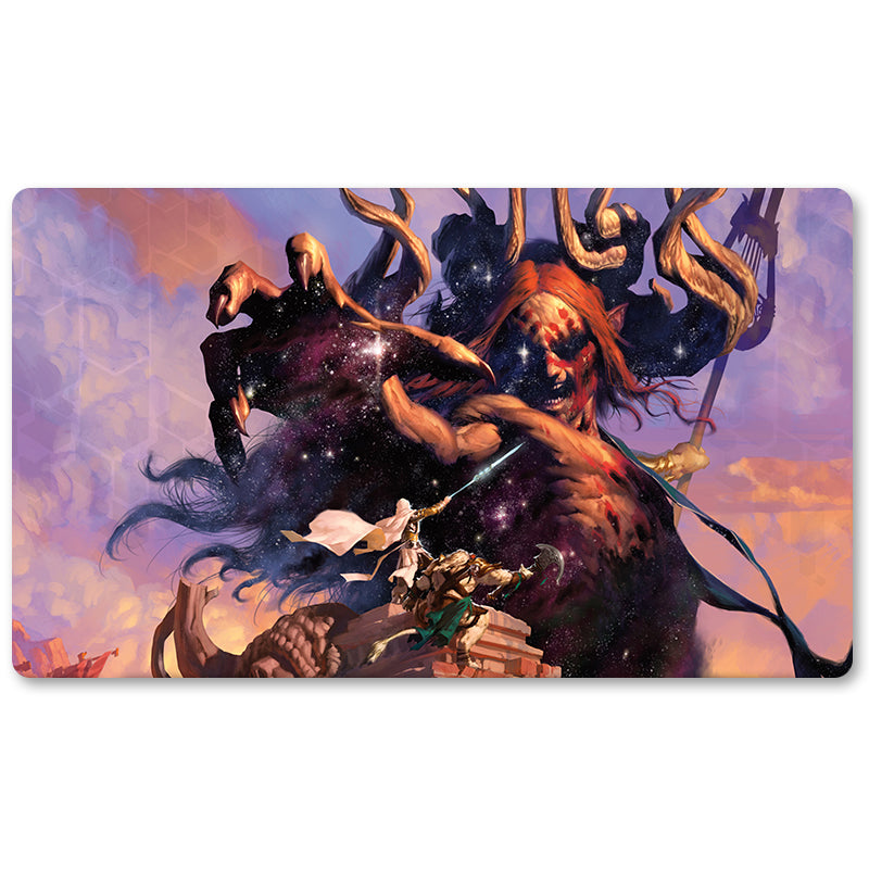 Magic The Gathering Peripheral- Journey-Into-Nyx -MTG Playmat Size 23.6X13.7in Play mats Compatible for TCG RPG CCG Trading Card Game
