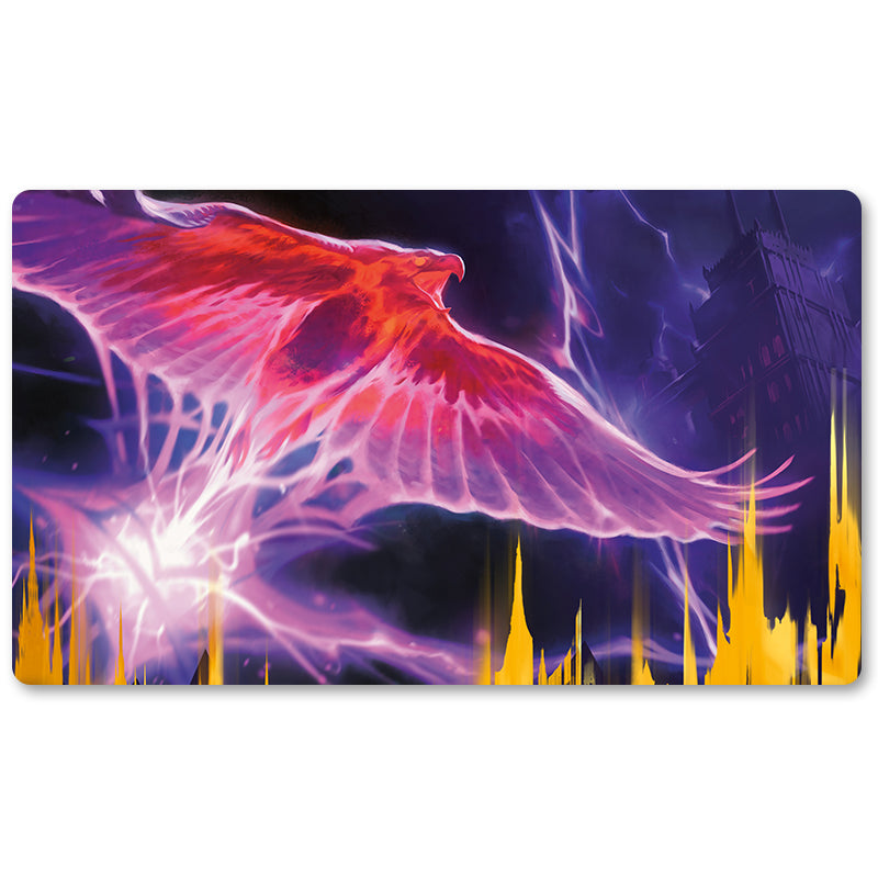 Tabulludo Ekstercentra - Arclight Phoenix -MTG Playmat Grandeco 23.6X13.7in Ludaj matoj Kongrua por TCG RPG CCG Komerckartludo