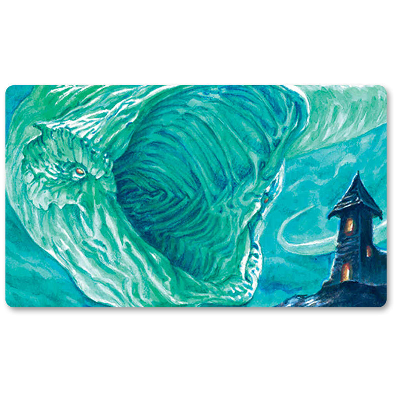 Board Game Peripheral- Leviathan -MTG Playmat Size 23.6X13.7in Play mats Compatible for TCG RPG CCG Trading Card Game