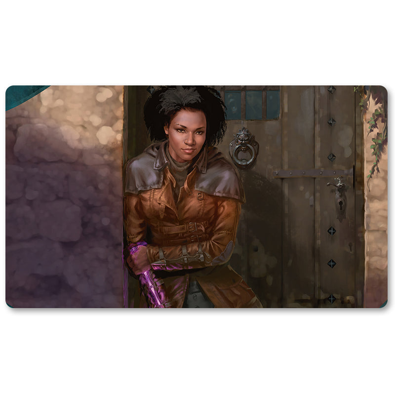 Magic The Gathering Peripheral- Kaya Ghost Assassin -MTG Playmat Size 23.6X13.7in Play mats Compatible for TCG RPG CCG Trading Card Game