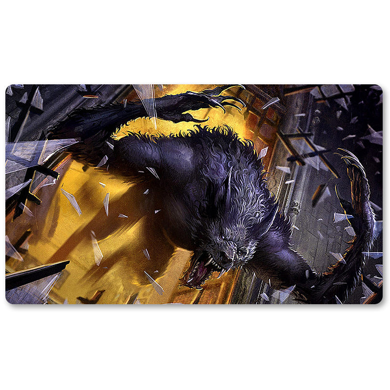 Magic The Gathering Peripheral- Howlpack Alpha -MTG Playmat Size 23.6X13.7in Play mats Compatible for TCG RPG CCG Trading Card Game