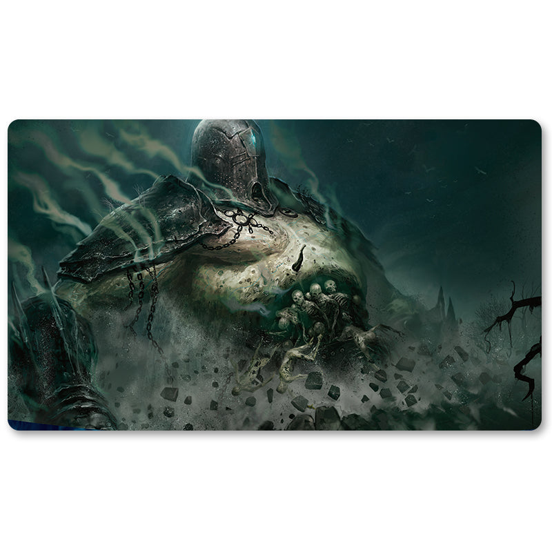 Tabulludo Ekstercentra - Reanimate -MTG Playmat Grandeco 23.6X13.7in Ludaj matoj Kongrua por TCG RPG CCG Komerckartludo