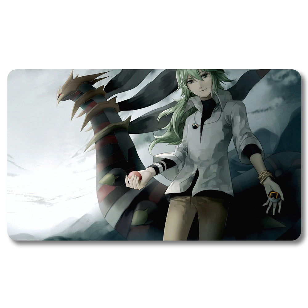 PTCG Giratina Playmat- Pokemon Size 23.6X13.7in Play mats Compatible for TCG MTG RPG CCG Trading Card Game