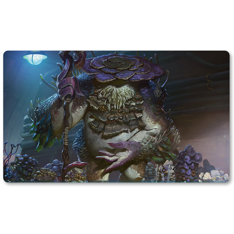 Tabulludo Ekstercentra - Slimefoot, The Stowaway -MTG Playmat Grandeco 23.6X13.7in Ludaj matoj Kongrua por TCG RPG CCG Komerckartludo