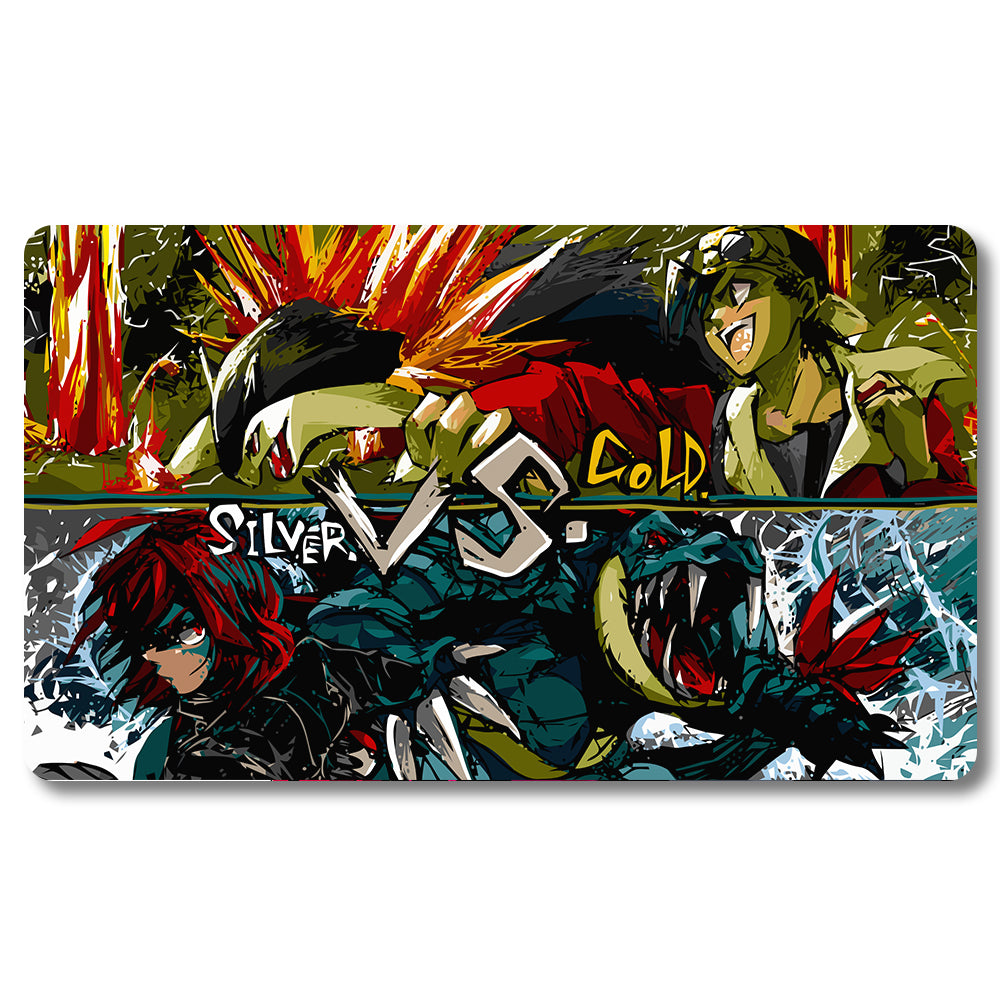Tabulludo Ekstercentra - 206519- Pokemon Playmat Grandeco 23.6X13.7in Ludaj matoj Kongrua por TCG MTG RPG CCG Komerckartludo