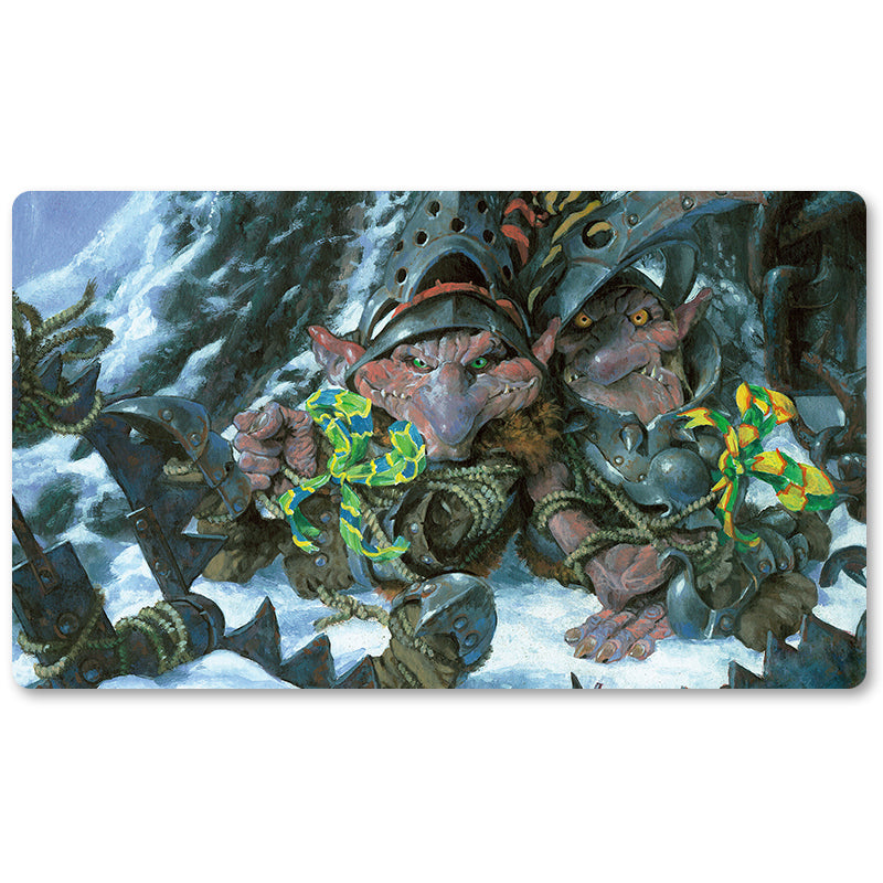 Peripheriegerät für Brettspiele – Evil-Presents – MTG-Spielmatte, Größe 59,9 x 34,9 cm. Spielmatten, kompatibel mit TCG, RPG, CCG, Sammelkartenspiel