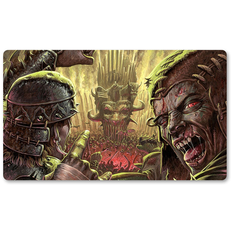 Tabulludo Ekstercentral- Himno-de-Rakdos -MTG Ludmato Grandeco 23.6X13.7in Ludaj matoj Kongrua por TCG RPG CCG Komerckartludo