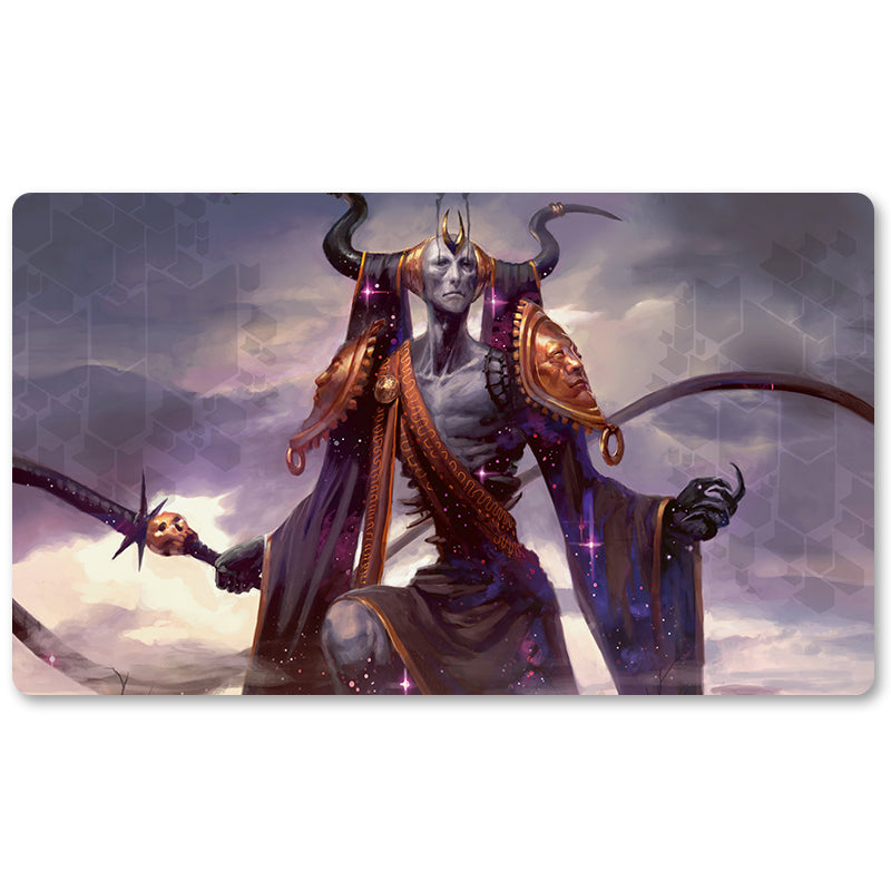 Peripheriegerät für Brettspiele – Erebos, Gott der Toten – MTG-Spielmattengröße 23,6 x 13,7 Zoll. Spielmatten, kompatibel mit TCG RPG CCG Trading Card Game