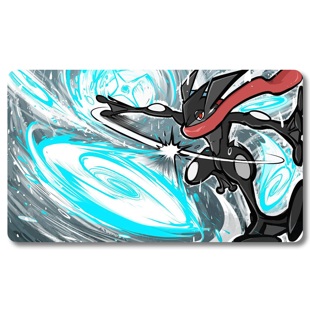 Tabulludo Ekstercentra - nkm9g7- Pokemona Playmat Grandeco 23.6X13.7in Ludaj matoj Kongruaj por TCG MTG RPG CCG Komerckartludo