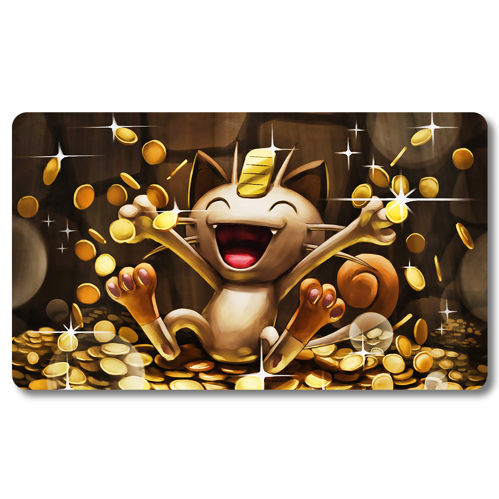 Tabulludo Ekstercentra - 1196649- Pokemon Playmat Grandeco 23.6X13.7in Ludaj matoj Kongrua por TCG MTG RPG CCG Komerckartludo