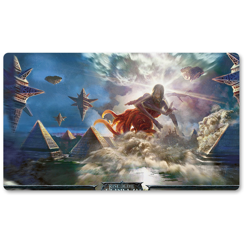 Tabulludo Ekstercentra - Ĉio Estas Polvo -MTG Ludmatoj Grandeco 23.6X13.7in Ludaj matoj Kongruaj por TCG RPG CCG Komerckartludo