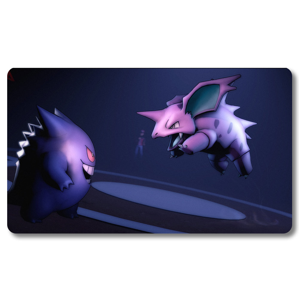Brettspiel-Peripheriegerät – lq7km2 – Pokemon-Spielmatte, Größe 59,9 x 34,9 cm, Spielmatten, kompatibel mit TCG, MTG, RPG, CCG, Sammelkartenspiel