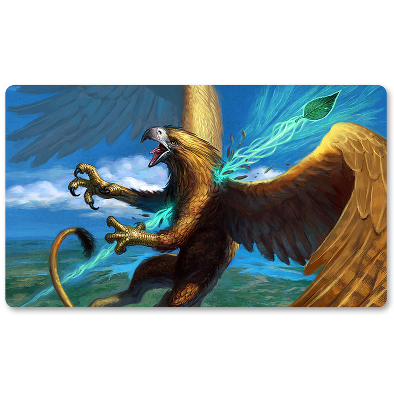Board Game Peripheral- Leaf-Arrow -MTG Playmat Size 23.6X13.7in Play mats Compatible for TCG RPG CCG Trading Card Game