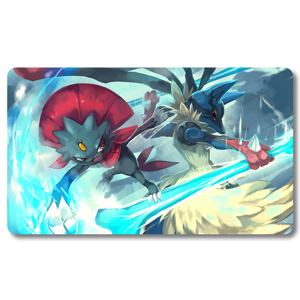 Brettspiel-Peripheriegerät – 717258 – Pokemon-Spielmatte, Größe 59,9 x 34,9 cm. Spielmatten, kompatibel mit TCG, MTG, RPG, CCG, Sammelkartenspiel