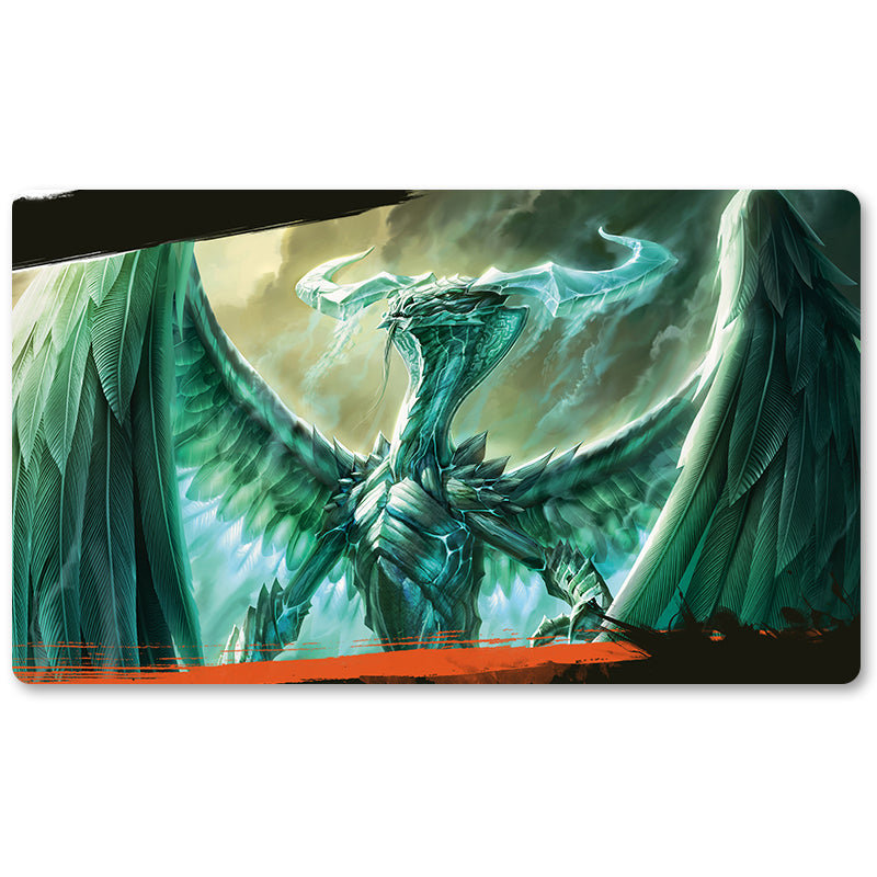 Tabulludo Ekstercentra - Ugin la Spirita Drako -MTG Playmat Grandeco 23.6X13.7in Ludaj matoj Kongrua por TCG RPG CCG Komerckartludo