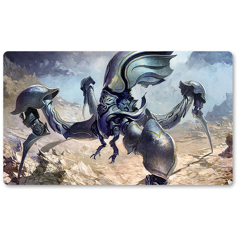 Board Game Peripheral- Memnite -MTG Playmat Size 23.6X13.7in Play mats Compatible for TCG RPG CCG Trading Card Game