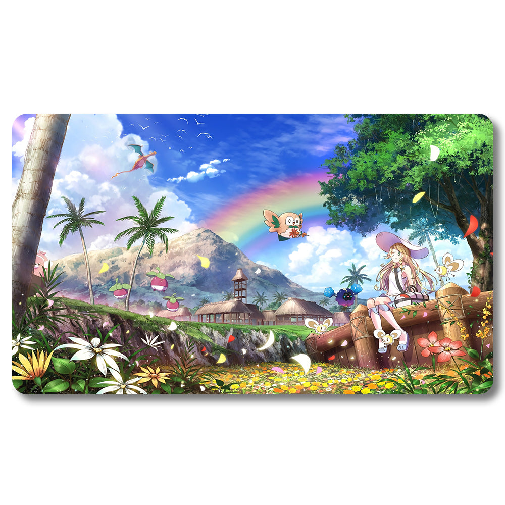 Brettspiel-Peripheriegerät – 793648 – Pokemon-Spielmatte, Größe 59,9 x 34,9 cm. Spielmatten, kompatibel mit TCG, MTG, RPG, CCG, Sammelkartenspiel