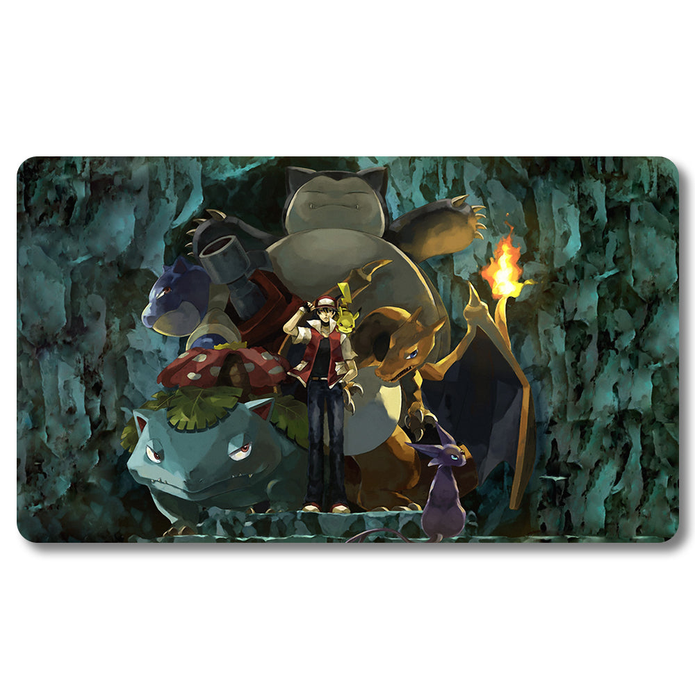 Brettspiel-Peripheriegerät – 318193 – Pokemon-Spielmatte, Größe 59,9 x 34,9 cm, Spielmatten, kompatibel mit TCG, MTG, RPG, CCG, Sammelkartenspiel