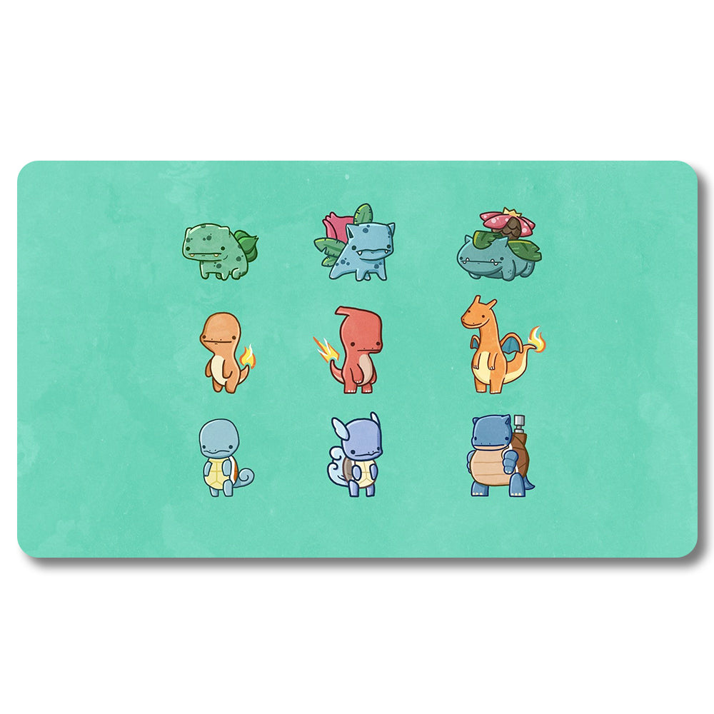 Tabulludo Ekstercentra - nzyg6o - Pokemona Playmat Grandeco 23.6X13.7in Ludaj matoj Kongruaj por TCG MTG RPG CCG Komerckartludo