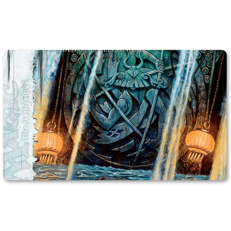 Peripheriegerät für Brettspiele – Honden of Seeing Winds – MTG-Spielmattengröße: 59,9 x 34,9 cm. Spielmatten, kompatibel mit TCG, RPG, CCG, Sammelkartenspiel