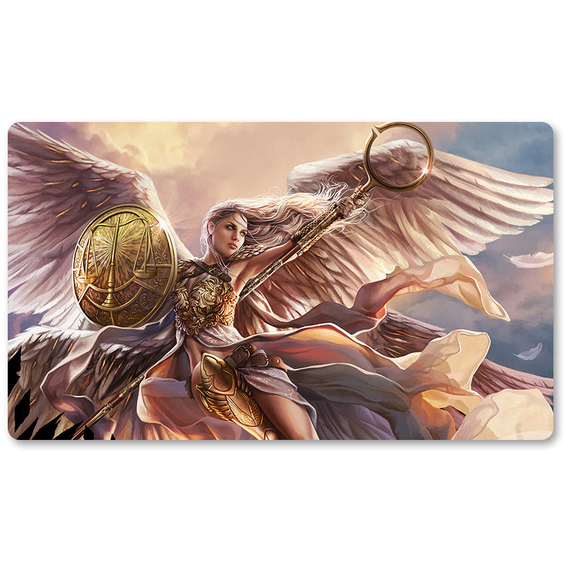 Board Game Peripheral- Linvala, The Preserver -MTG Playmat Size 23.6X13.7in Play mats Compatible for TCG RPG CCG Trading Card Game