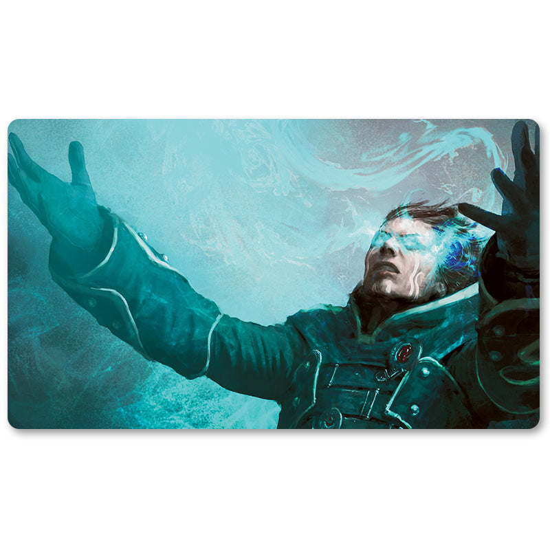 Brettspiel-Peripheriegerät – Jaces Ingenuity – MTG-Spielmattengröße: 59,9 x 34,9 cm. Spielmatten, kompatibel mit TCG, RPG, CCG, Sammelkartenspiel