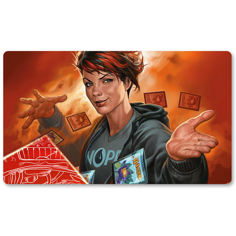 Tabulludo Ekstercentra - Spike, Turnira Muelilo -MTG Playmat Grandeco 23.6X13.7in Ludaj matoj Kongrua por TCG RPG CCG Komerckartludo