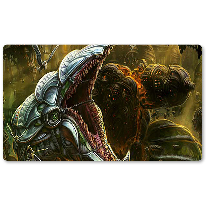 Tabulludo Ekstercentra- AUTOCHTHON-WURM -MTG Playmat Grandeco 23.6X13.7in Ludaj matoj Kongrua por TCG RPG CCG Komerckartludo