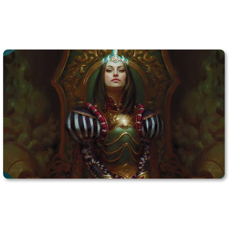 Magic The Gathering Peripheral- Queen Marchesa -MTG Playmat Size 23.6X13.7in Play mats Compatible for TCG RPG CCG Trading Card Game