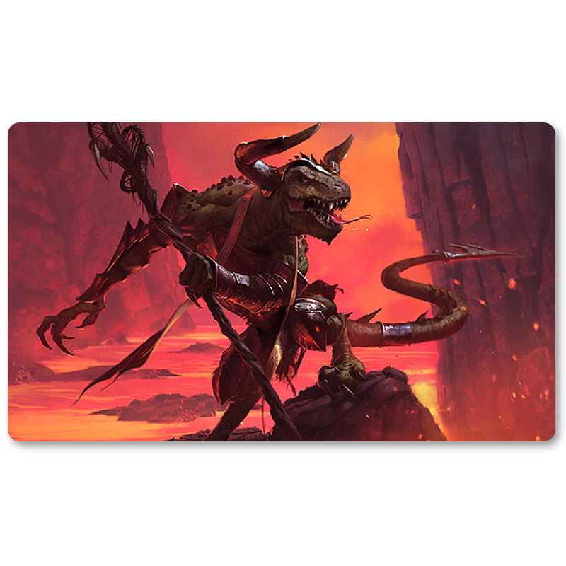 Board Game Peripheral- Mindclaw-Shaman -MTG Playmat Size 23.6X13.7in Play mats Compatible for TCG RPG CCG Trading Card Game