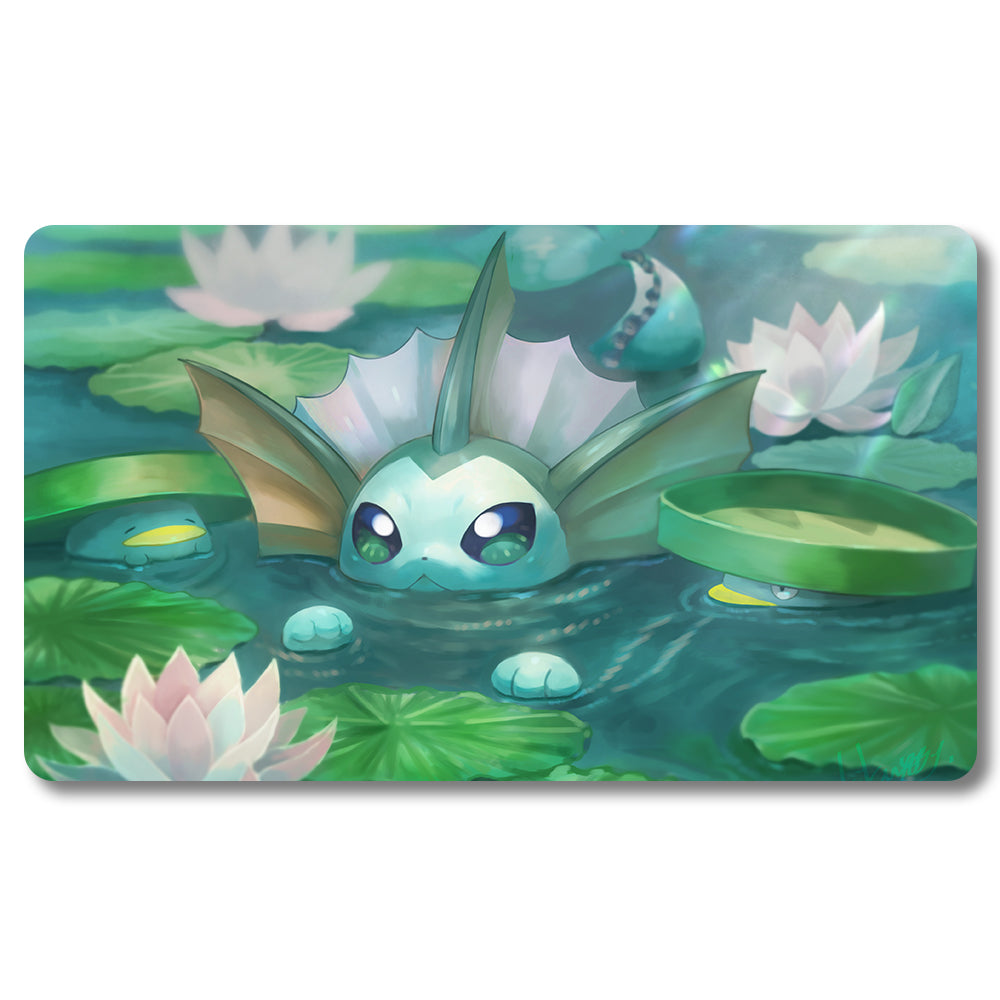 Board Game Shuiyibu Playmat - Pokemon Size 23.6X13.7in Play mats Compatible for TCG MTG RPG CCG Trading Card Game