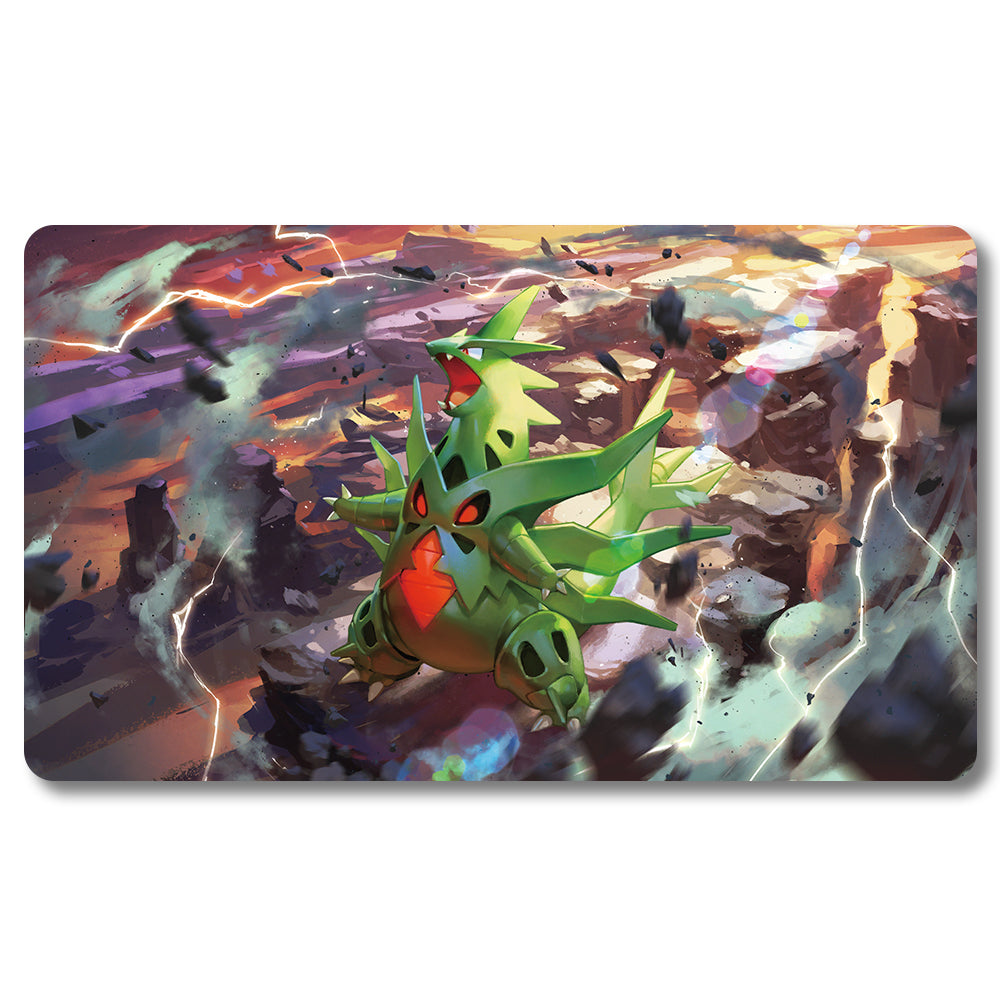 Tabulludo Ekstercentra - 1jo779- Pokemon Playmat Grandeco 23.6X13.7in Ludaj matoj Kongrua por TCG MTG RPG CCG Komerca Kartludo