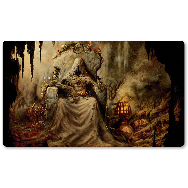 Magic The Gathering Peripheral- Hells-Caretaker -MTG Playmat Size 23.6X13.7in Play mats Compatible for TCG RPG CCG Trading Card Game