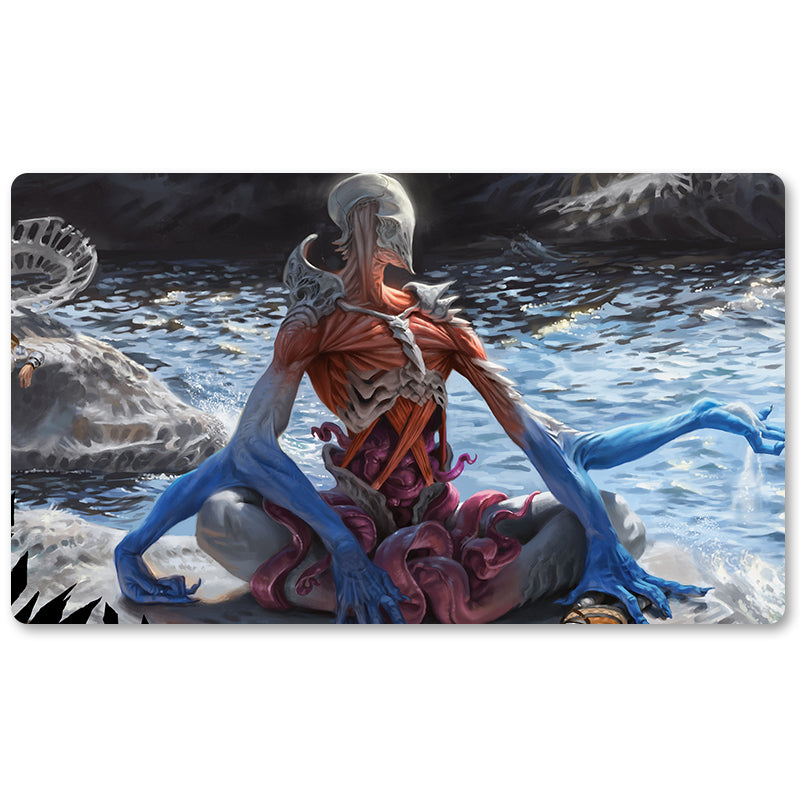 Tabulludo Ekstercentra - Orakolo de Polvo -MTG Playmat Grandeco 23.6X13.7in Ludaj matoj Kongruaj por TCG RPG CCG Komerckartludo