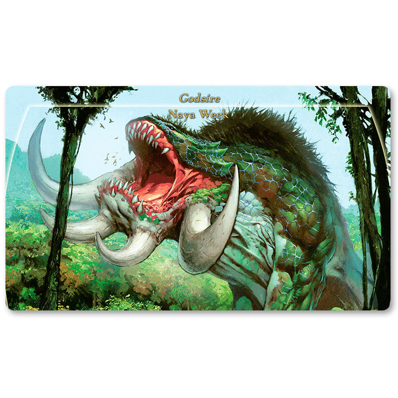 Magic The Gathering Peripheral- Godsire -MTG Playmat Size 23.6X13.7in Play mats Compatible for TCG RPG CCG Trading Card Game
