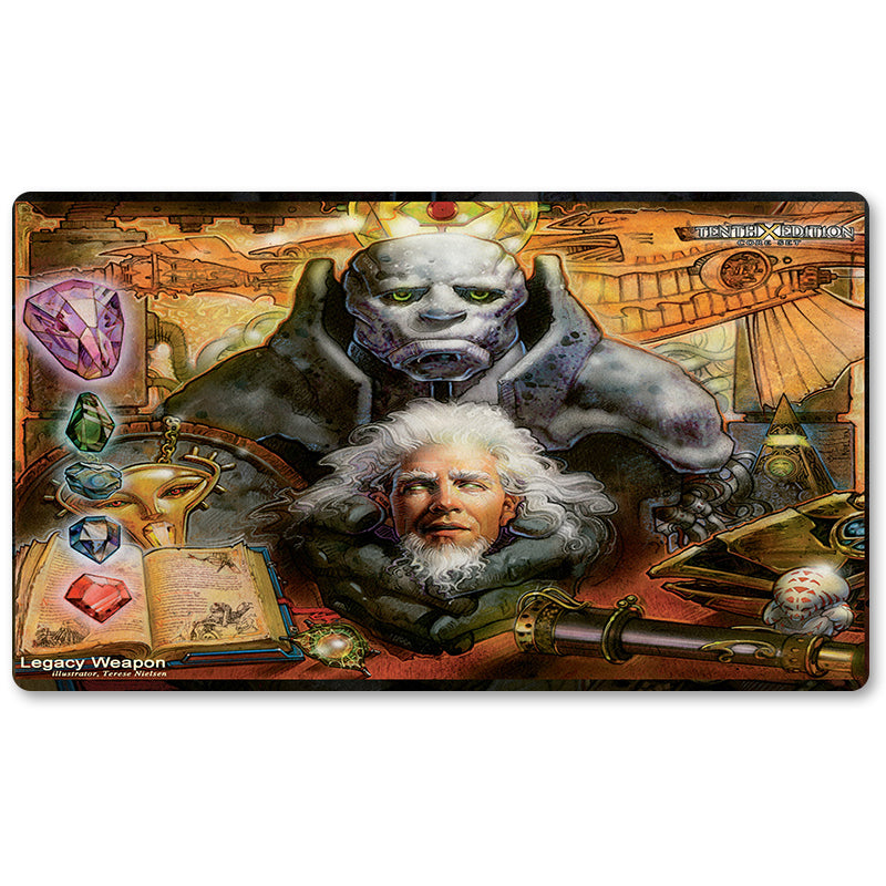 Tabulludo Ekstercentra - Heredaĵa Armilo -MTG Ludmaeto Grandeco 23.6X13.7in Ludaj matoj Kongruaj por TCG RPG CCG Komerckartludo