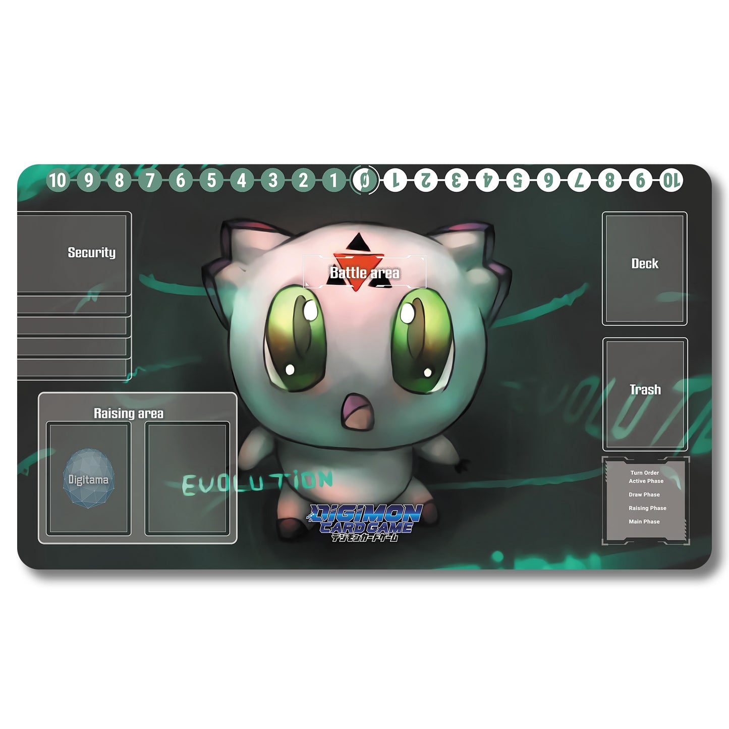 Tabulludo Ekstercentra - 143536587- Digimon Playmat Grandeco 23.6X13.7in Ludaj matoj Kongrua por TCG DTCG CCG Komerca Kartludo
