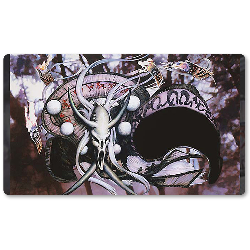 Board Game Peripheral- Horobi, Death'S Wail -MTG Playmat Size 23.6X13.7in Play mats Compatible for TCG RPG CCG Trading Card Game