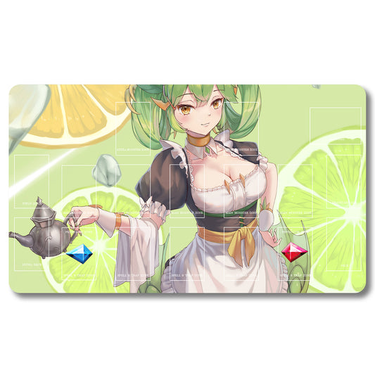Board Game Peripheral - 28q2rm- Yugioh Playmat Size 23.6X13.7in Play mats Compatible for TCG OCG CCG Trading Card Game