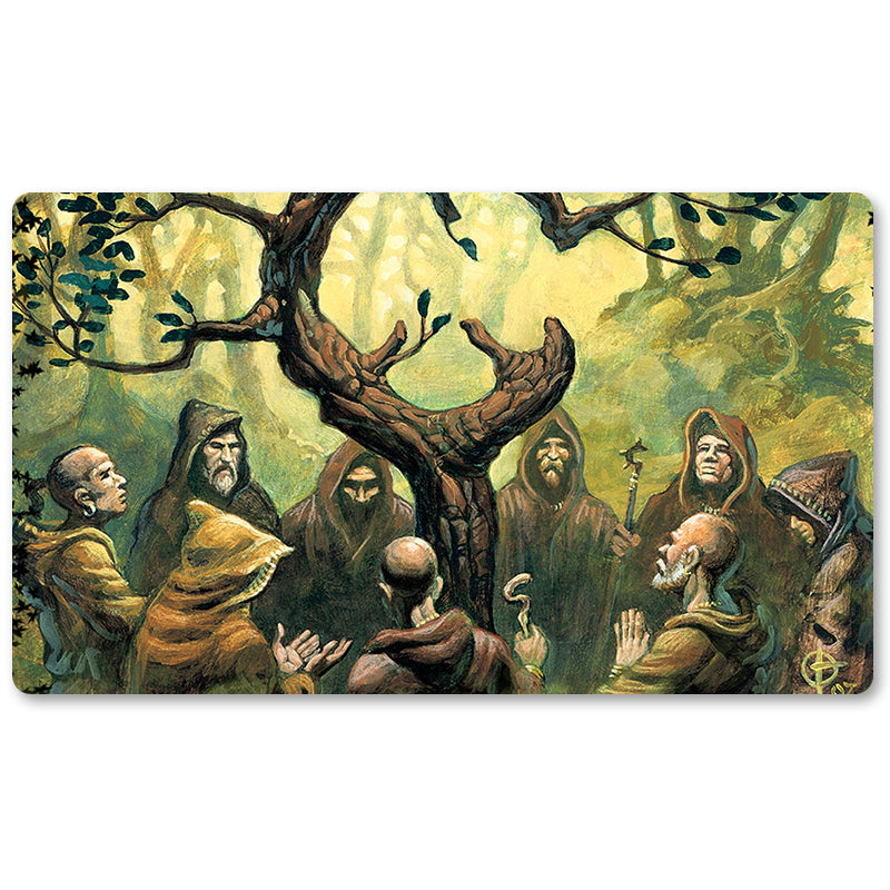 Magic The Gathering Peripheral- Oath of Druids -MTG Playmat Size 23.6X13.7in Play mats Compatible for TCG RPG CCG Trading Card Game
