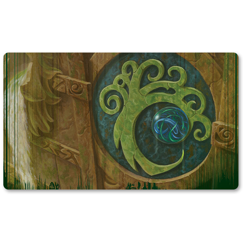 Tabulludo Ekstercentra - Simic-Cluestone -MTG Playmat Grandeco 23.6X13.7in Ludaj matoj Kongruaj por TCG RPG CCG Komerckartludo